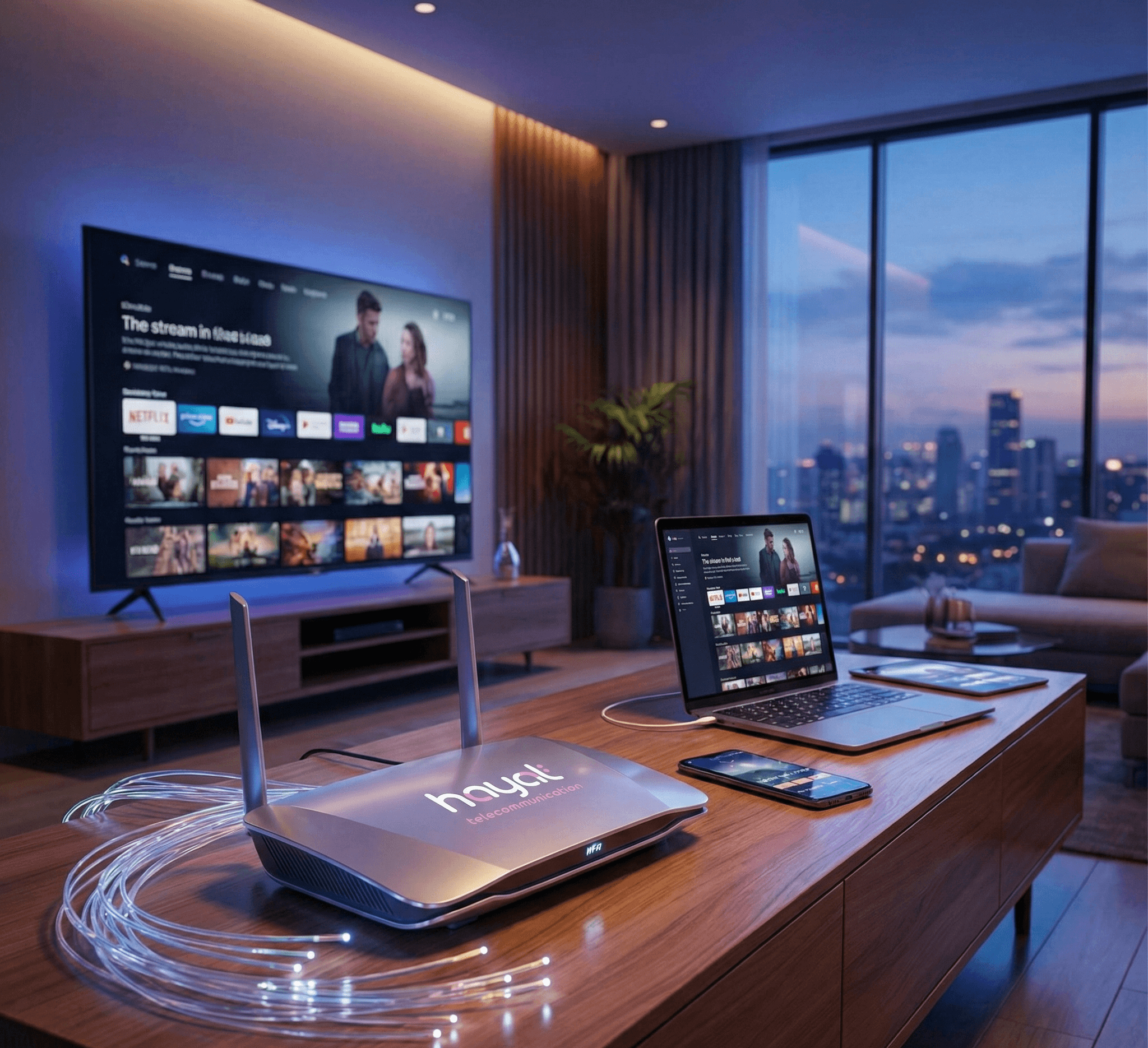 خدمة الإنترنت المنزلي