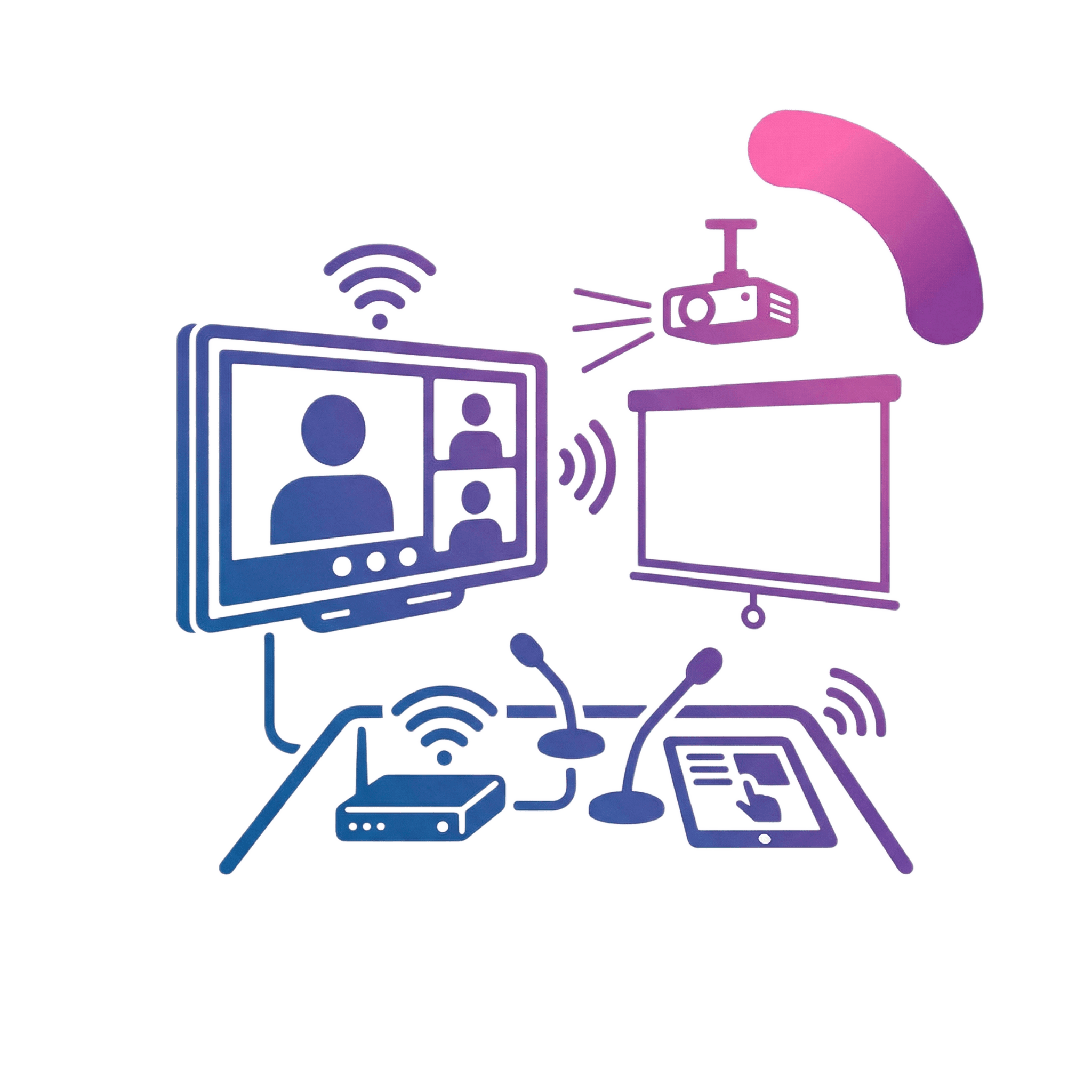 تجهيز قاعات الاجتماعات والمؤتمرات